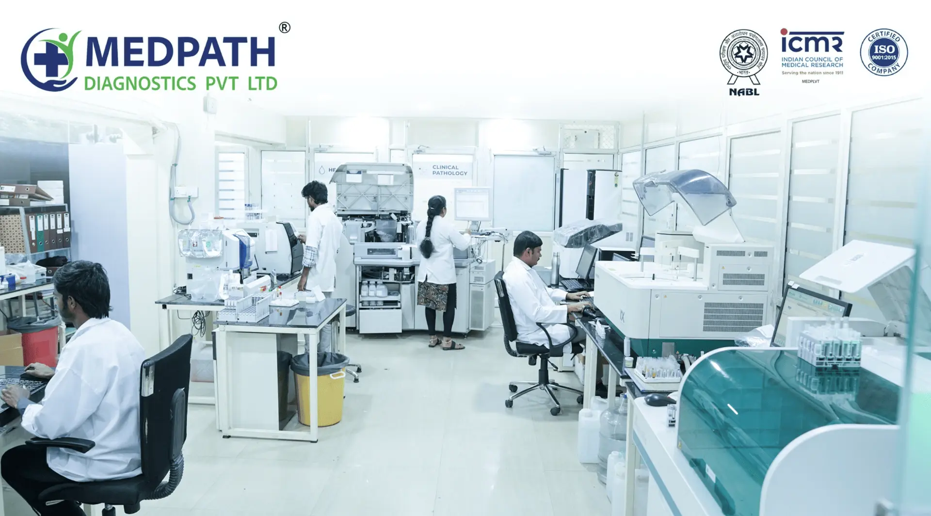 Medpath Diagnostics laboratory with automated analyzers